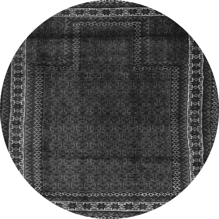 Machine Washable Persian Gray Traditional Rug, wshtr2373gry