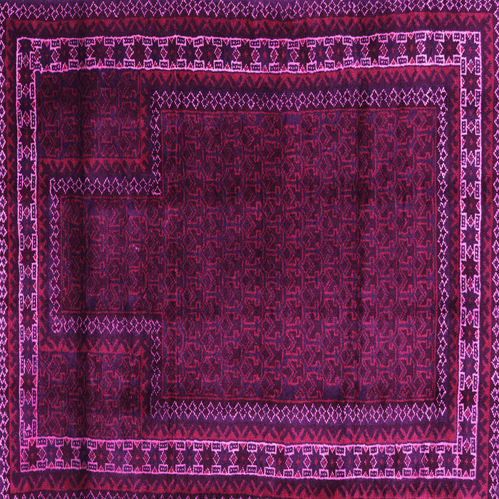 Square Machine Washable Persian Pink Traditional Rug, wshtr2373pnk