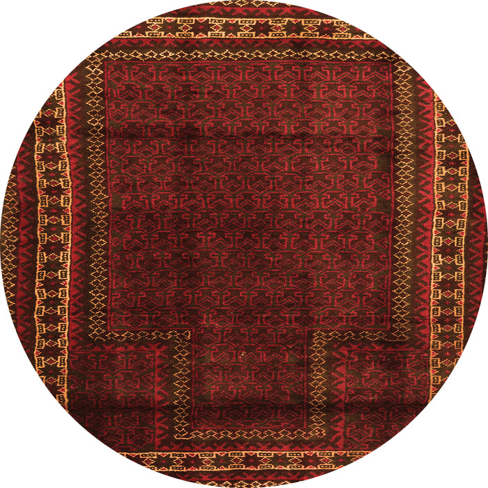 Machine Washable Persian Orange Traditional Area Rugs, wshtr2373org