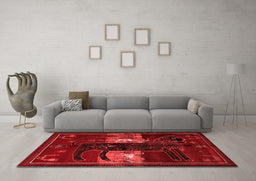 Traditional Red Washable Rugs