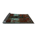 Sideview of Animal Light Blue Traditional Rug, tr2375lblu