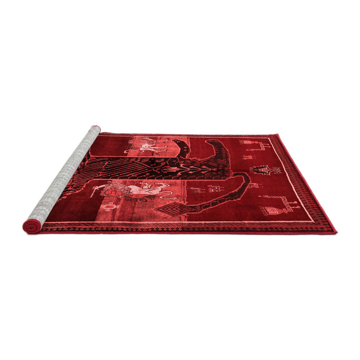 Traditional Red Washable Rugs