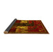 Sideview of Animal Yellow Traditional Rug, tr2375yw