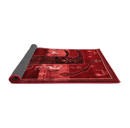 Animal Red Traditional Area Rugs