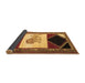 Sideview of Animal Brown Traditional Rug, tr2376brn