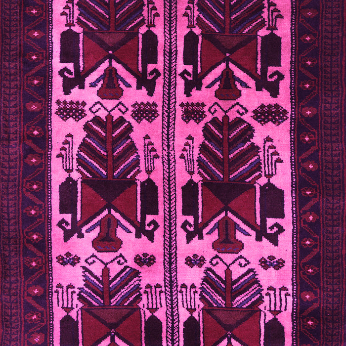 Machine Washable Persian Pink Traditional Rug, wshtr2377pnk