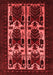 Persian Red Traditional Area Rugs