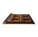 Sideview of Persian Brown Traditional Rug, tr2377brn