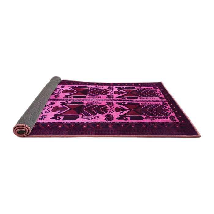 Sideview of Persian Pink Traditional Rug, tr2377pnk