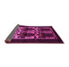 Sideview of Persian Pink Traditional Rug, tr2377pnk