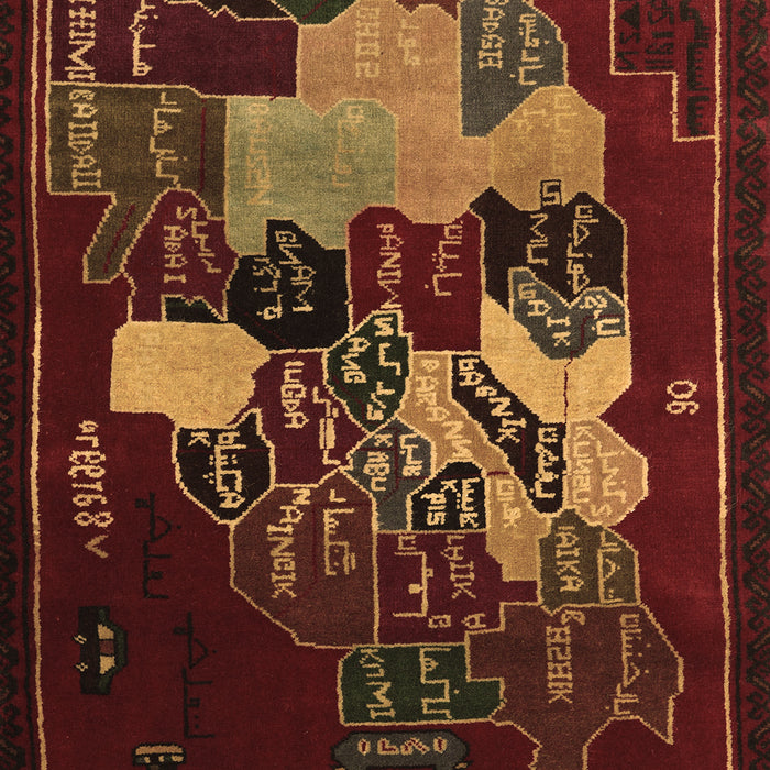 Machine Washable Persian Brown Traditional Rug, wshtr2378brn