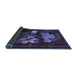 Sideview of Persian Blue Traditional Rug, tr2378blu