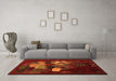 Machine Washable Persian Orange Traditional Area Rugs in a Living Room, wshtr2378org