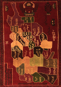 Persian Orange Traditional Rug, tr2378org