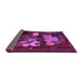 Sideview of Persian Purple Traditional Rug, tr2378pur