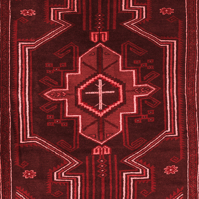 Machine Washable Persian Red Traditional Rug, wshtr2379red