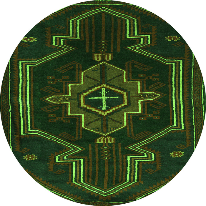 Machine Washable Persian Green Traditional Area Rugs, wshtr2379grn