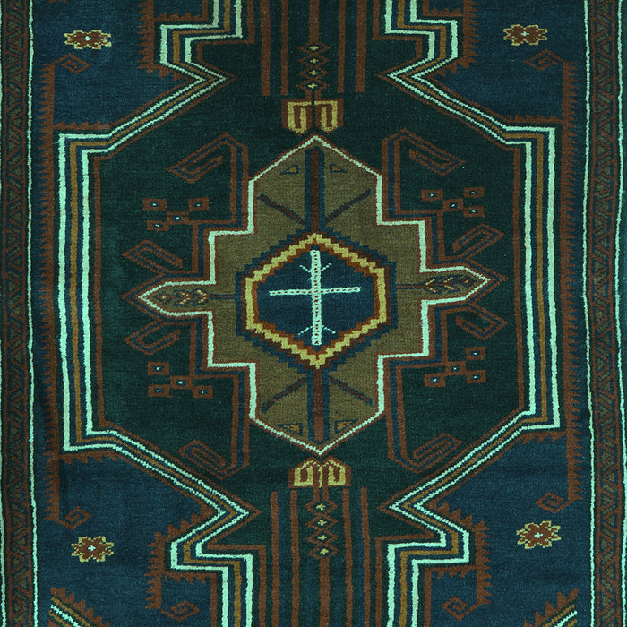 Persian Turquoise Traditional Rug, tr2379turq