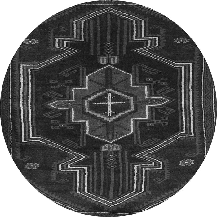 Square Persian Gray Traditional Rug, tr2379gry