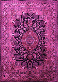 Medallion Pink Traditional Rug, tr237pnk