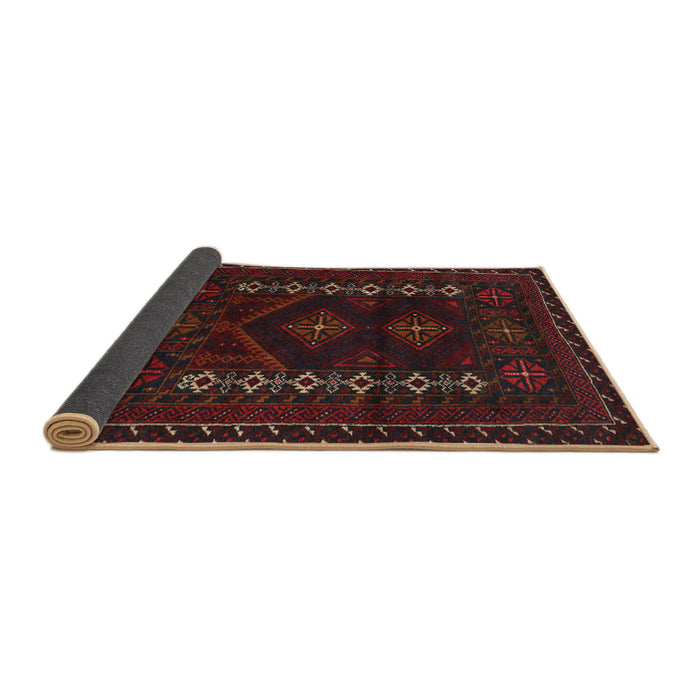 Sideview of Traditional Bakers Brown Southwestern Rug, tr2380
