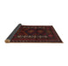 Sideview of Traditional Bakers Brown Southwestern Rug, tr2380