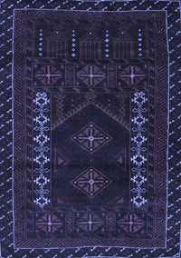 Southwestern Blue Country Rug, tr2380blu