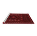 Country Red Washable Rugs