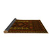 Sideview of Southwestern Yellow Country Rug, tr2380yw