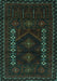 Southwestern Turquoise Country Rug, tr2380turq