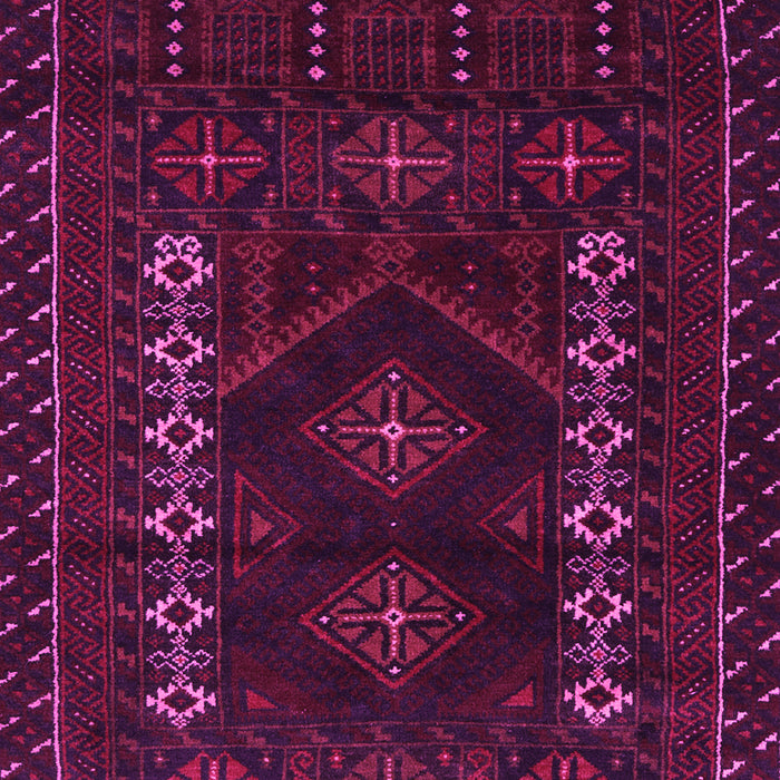 Machine Washable Southwestern Pink Country Rug, wshtr2380pnk