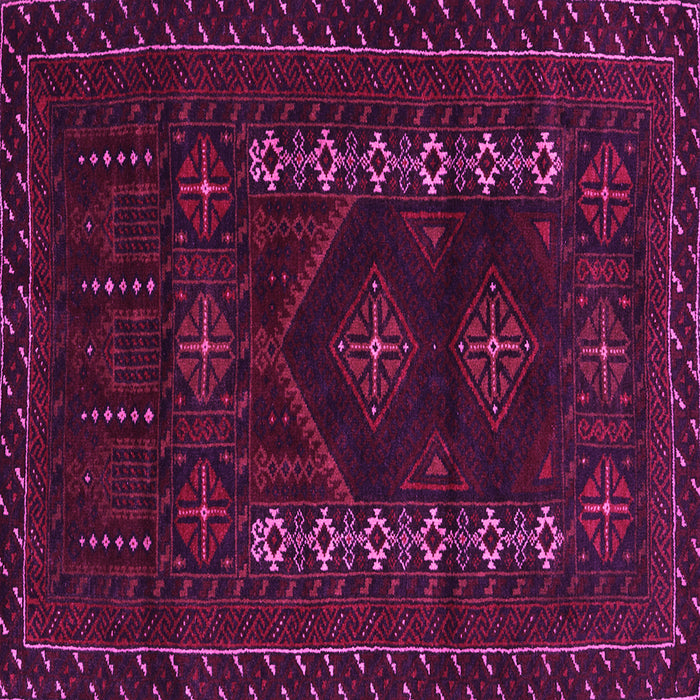 Square Southwestern Pink Country Rug, tr2380pnk