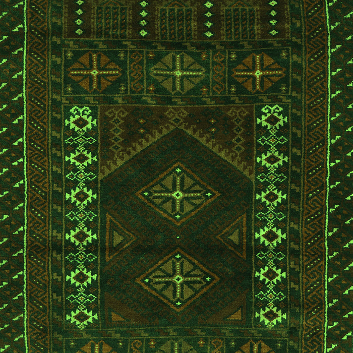 Southwestern Green Country Rug, tr2380grn