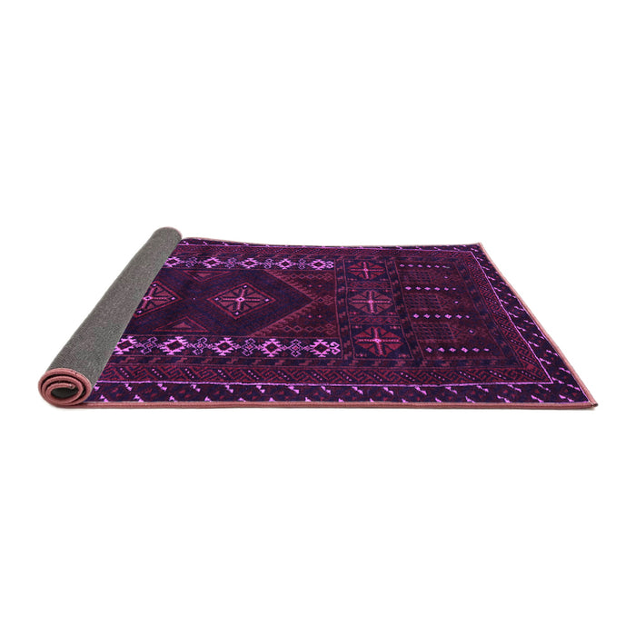 Sideview of Southwestern Purple Country Rug, tr2380pur