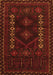 Southwestern Orange Country Rug, tr2380org