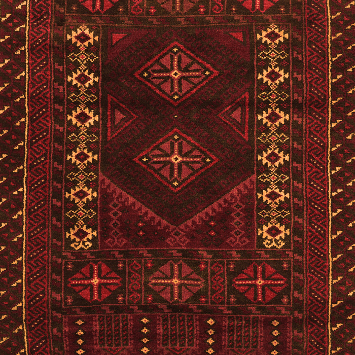 Southwestern Orange Country Rug, tr2380org