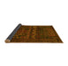 Sideview of Persian Yellow Traditional Rug, tr2381yw