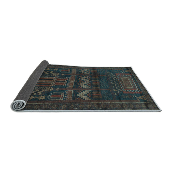 Sideview of Persian Light Blue Traditional Rug, tr2381lblu