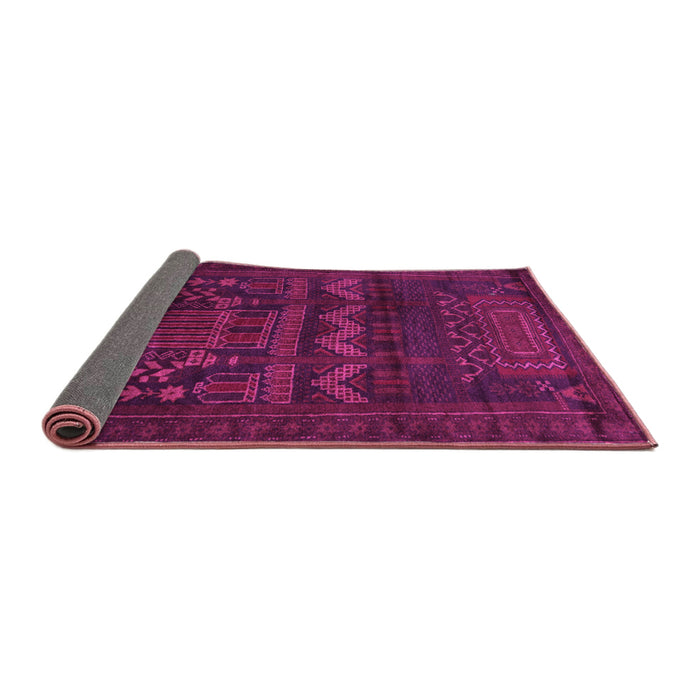 Sideview of Persian Pink Traditional Rug, tr2381pnk