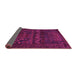 Sideview of Persian Pink Traditional Rug, tr2381pnk