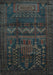 Persian Light Blue Traditional Rug, tr2381lblu