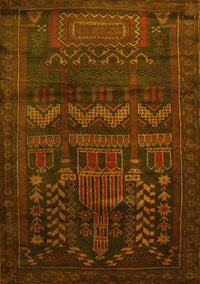 Persian Yellow Traditional Rug, tr2381yw
