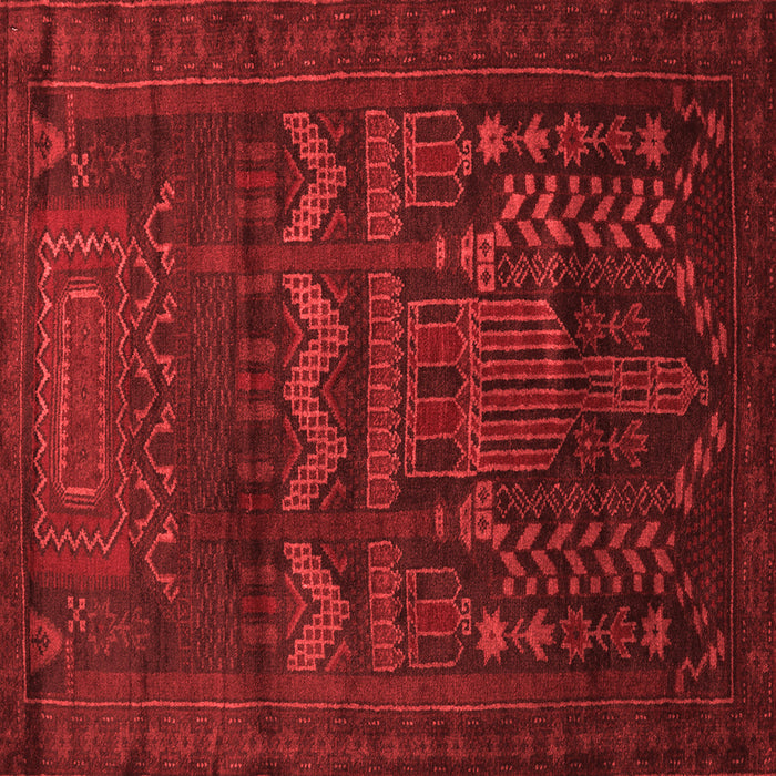 Machine Washable Persian Red Traditional Rug, wshtr2381red
