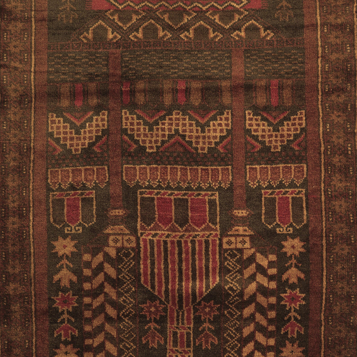 Persian Brown Traditional Rug, tr2381brn