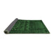 Sideview of Persian Emerald Green Traditional Rug, tr2381emgrn