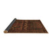 Sideview of Persian Brown Traditional Rug, tr2381brn
