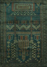 Persian Turquoise Traditional Rug, tr2381turq