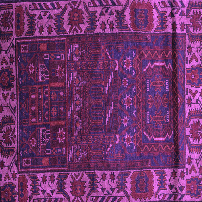 Square Persian Purple Traditional Rug, tr2382pur