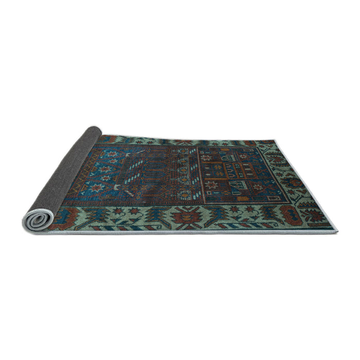 Sideview of Persian Light Blue Traditional Rug, tr2382lblu