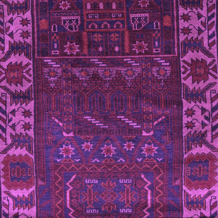 Machine Washable Persian Purple Traditional Area Rugs, wshtr2382pur